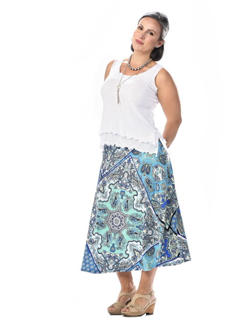 CONVERTIBLE SKIRT DRESS WITH TIES