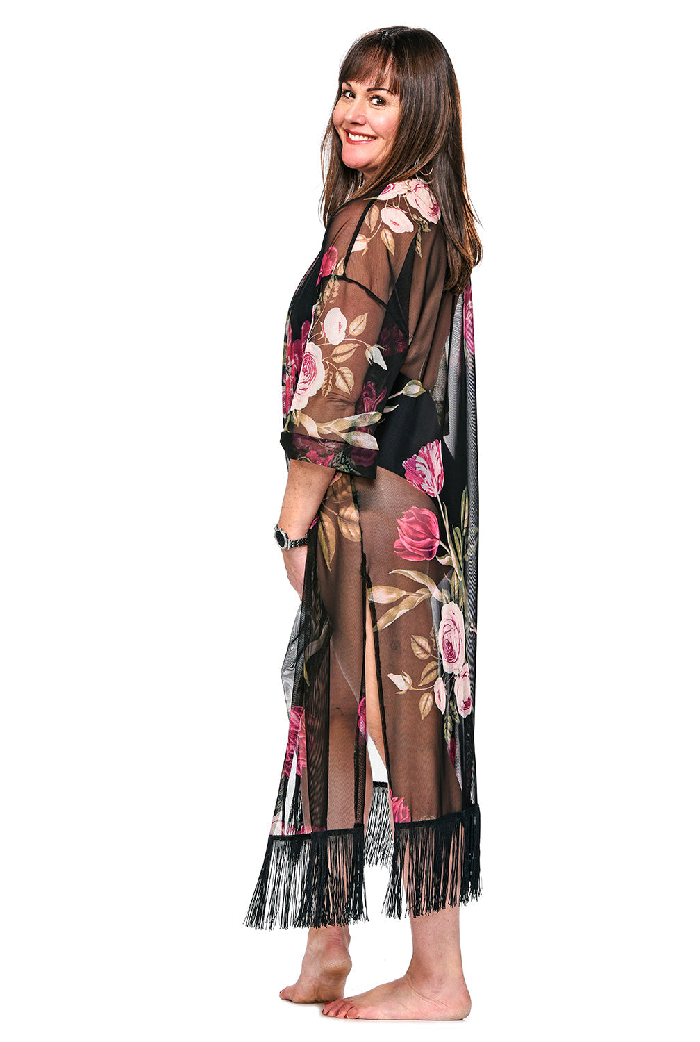 Fringed Kimono
