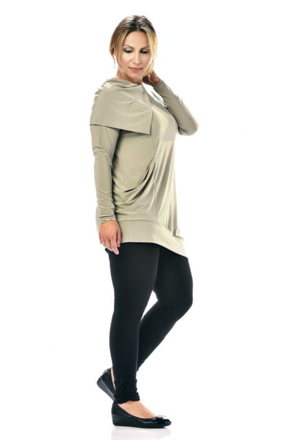 Asymmetrical Pocketed Top