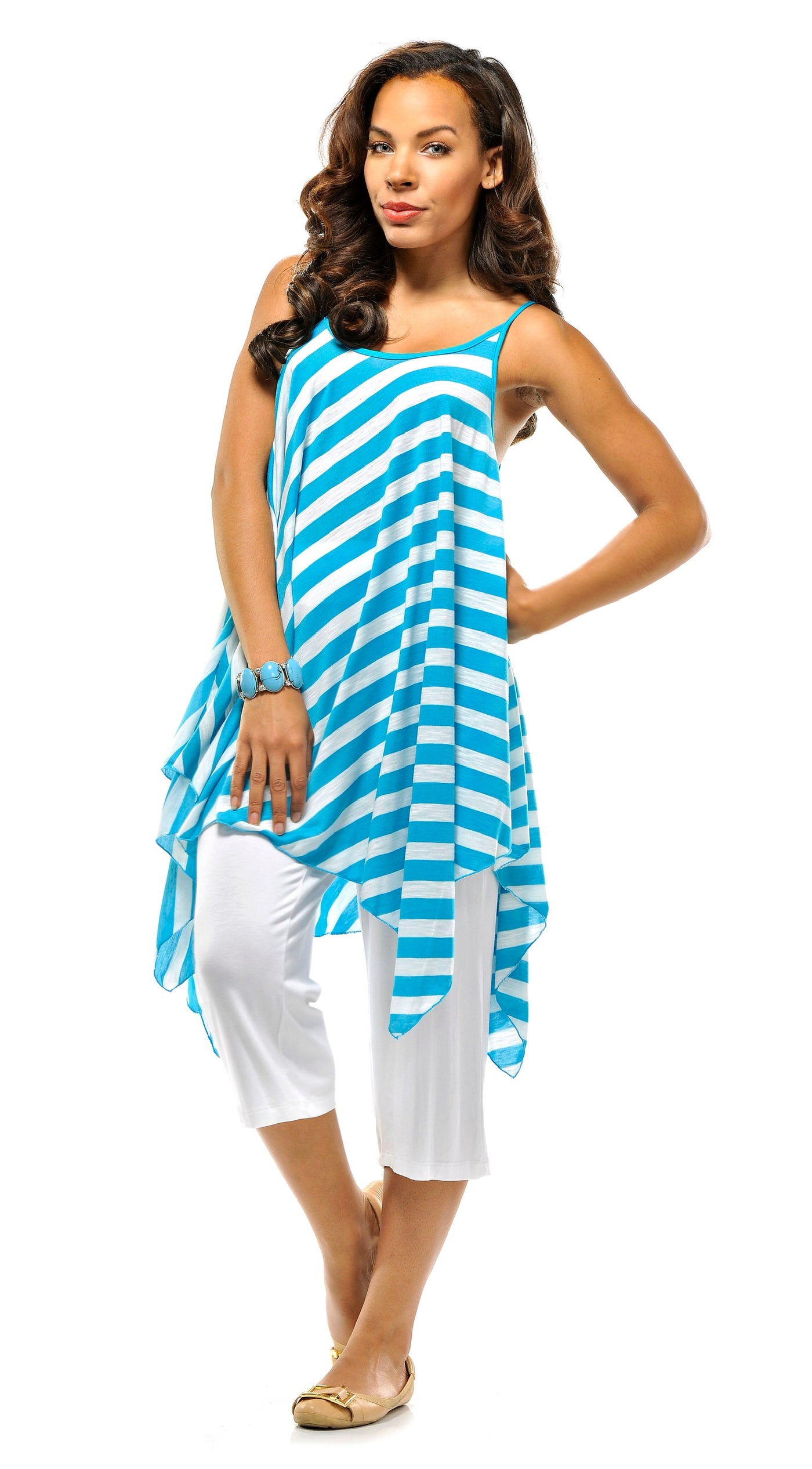 Striped Strap Top / Dress